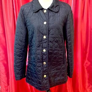 Coach Black Lightweight Jacket size M